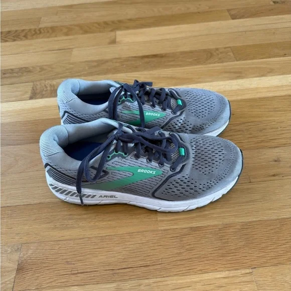 Brooks Ariel 20 Shoes Womens Size 9 medium (B) 1203151D076 Gray Sneakers Nice - Picture 4 of 11